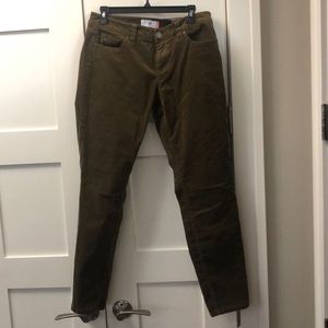 Moss green skinny Cords sz 10